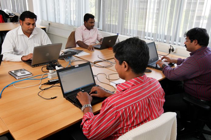 Indiase werknemers aan de slag voor Wegener ICT.