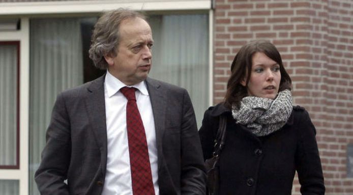 Henk Bleker met zijn vriendin Barbara Rijlaarsdam.