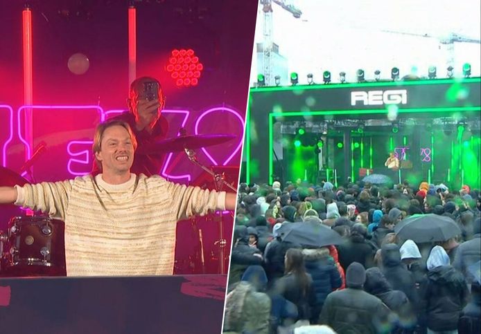 Regi begon om 18 uur aan zijn set in Deinze.