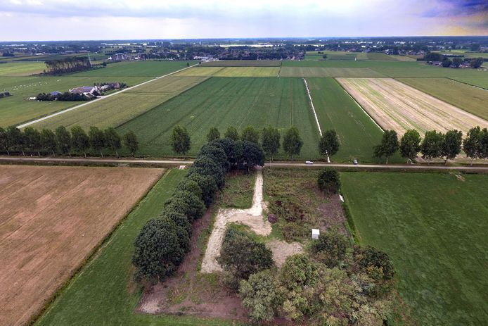 De plek waar de radar moet komen, als het aan het ministerie van Defensie ligt.