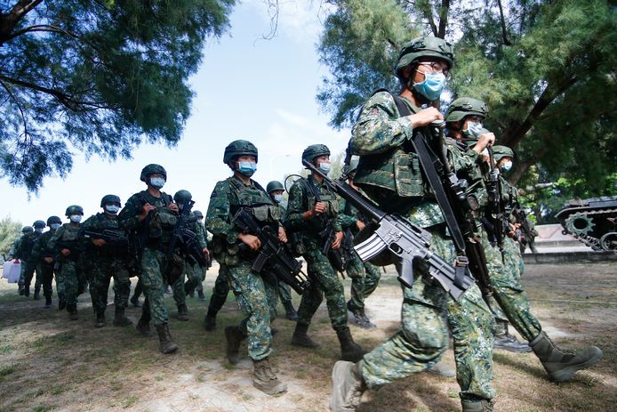 Taiwanese soldaten.