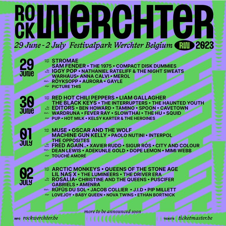null Beeld Rock Werchter
