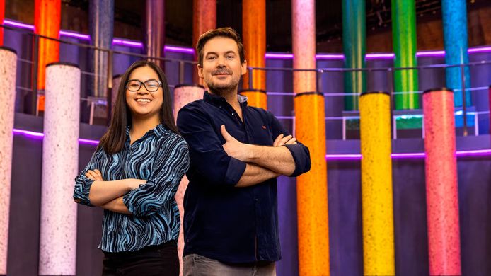 Domino Challenge met Ruben Nicolai en Lily Hevesh.