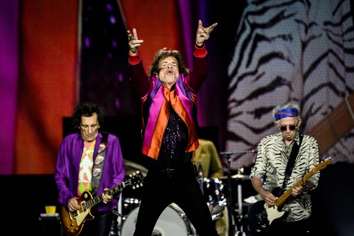 Archiefbeeld. The Rolling Stones tijdens een concert nabij Lyon in Frankrijk. (19/07/22)