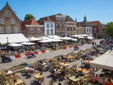 Vismarkt Heusden houdt z’n grotere terrassen, in elk geval deze zomer