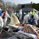 Asielzoekers zetten protest voort in de Sint Jozefkerk