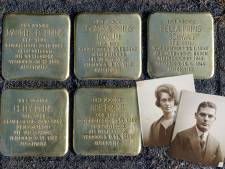 Glimmende monumenten voor vermoorde Joodse families: eerste 17 Stolpersteine in Dinxperlo gelegd