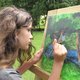 Er valt veel te zien in het stadspark van Genk, als we beslissen te kijken