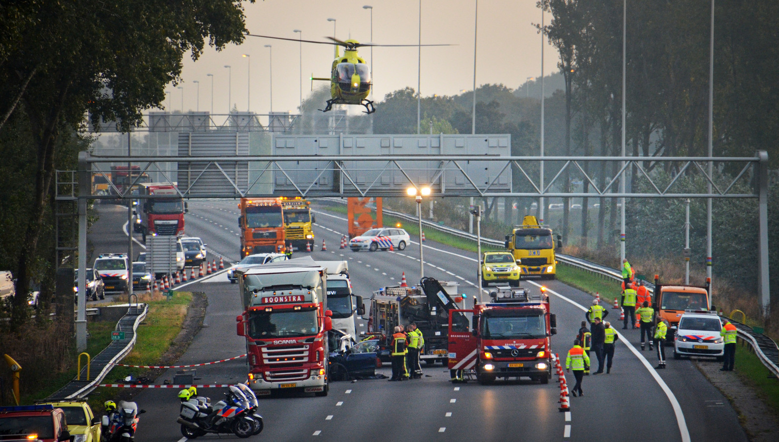 Meeste Ongelukken Op Snelweg A12 Bij Gouda Foto Bd Nl