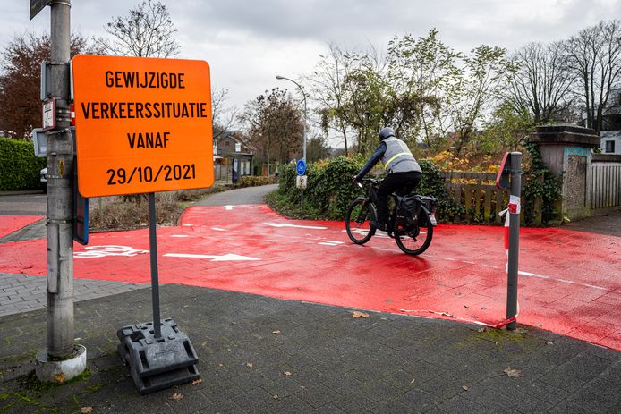 Dit proefproject met de nieuwe fietsstraat is volgens enkele buurtbewoners de boosdoener.