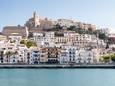 Eivissa – de hoofdstad van Ibiza, Spanje.