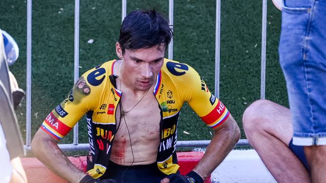 Weer drama voor Primoz Roglic: kopman Jumbo-Visma verlaat na val ook Vuelta