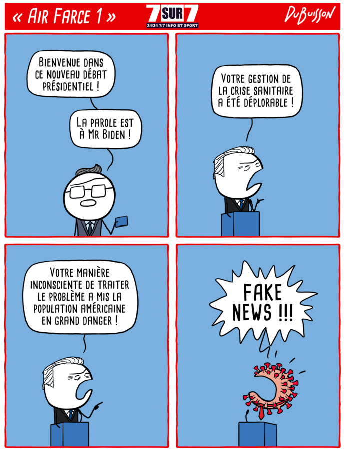 "Air Farce 1", lundi 5 octobre 2020