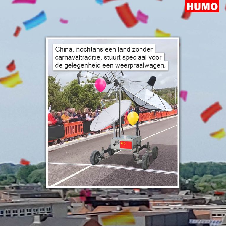Gat van de wereld op Aalst Carnaval Beeld Humo