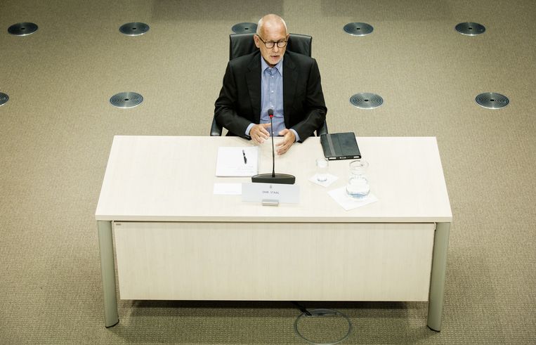 Erik Staal, voormalig directeur-bestuurder bij Vestia, verschijnt voor de Parlementaire Enquetecommissie Woningcorporaties. Beeld anp