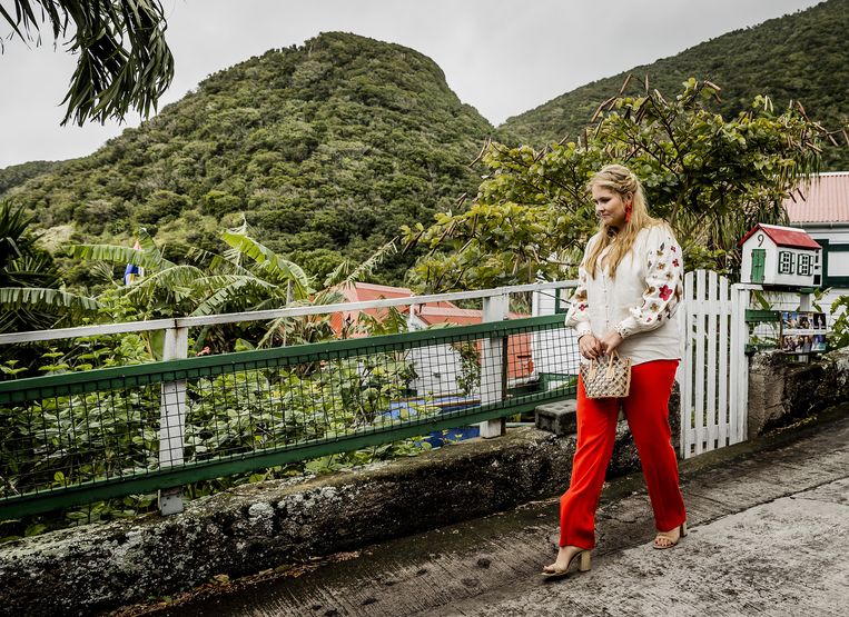 Na reis door Caribisch deel van Nederland is Amalia ‘een beetje verliefd’  Beeld ANP /  ANP