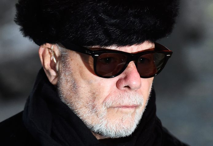 Gary Glitter, tijdens zijn rechtszaak in 2015.
