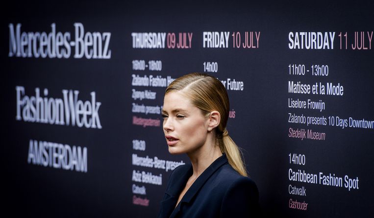 Doutzen Kroes tijdens een eerdere editie van de Fashion Week. Beeld anp