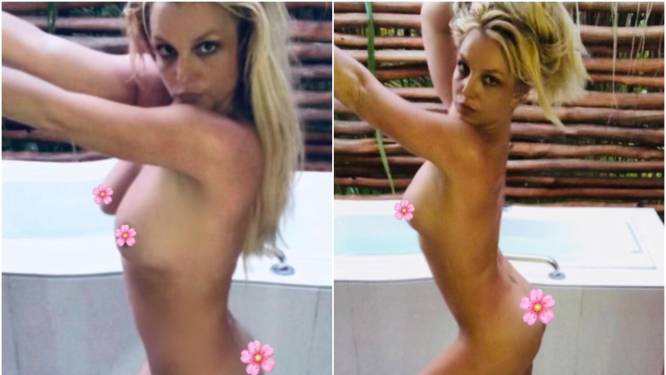 Internet heeft dolle pret met naaktfoto’s van Britney Spears: “Een cursus Photoshop zou geen slecht idee zijn”