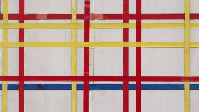 Schilderij van Mondriaan hangt al decennia ondersteboven in Duits museum