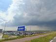 Parkeerterrein P5 bij Eindhoven Airport