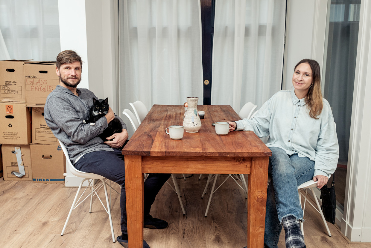 Nathalie en Patrik. Beeld Jakob van Vliet