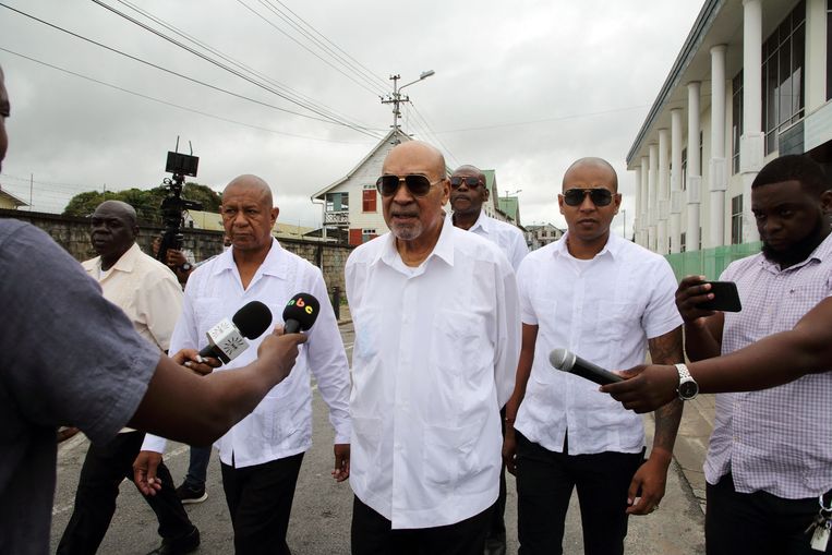De Surinaamse krijgsraad veroordeelde Bouterse eind 2019 bij verstek al tot twintig jaar cel. Beeld AFP