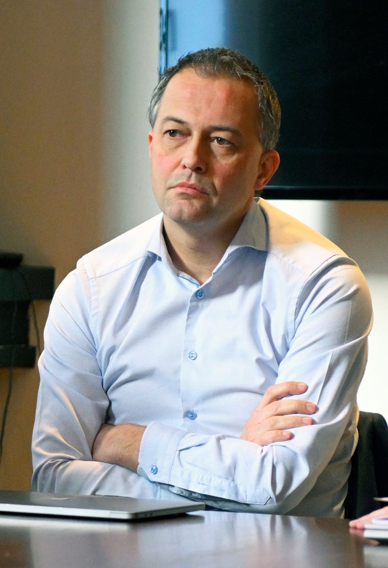 Open Vld-voorzitter Egbert Lachaert was de eerste die in de val trapte die De Wever had uitgezet met zijn uitspraken over een 'extralegale staatshervorming'. Beeld Photo News