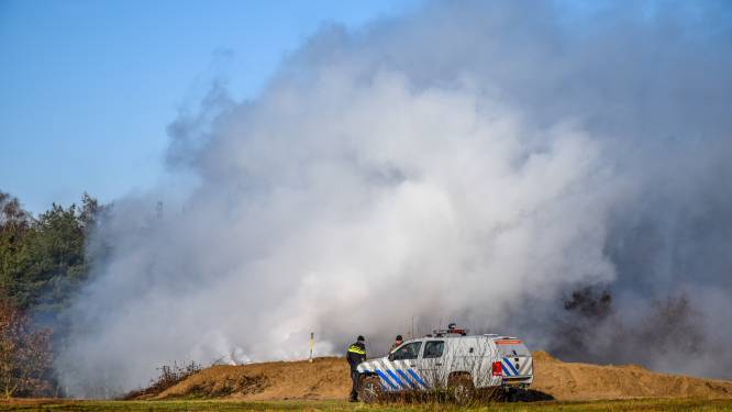 EOD brengt mortier tot ontploffing bij Groesbeeks bos