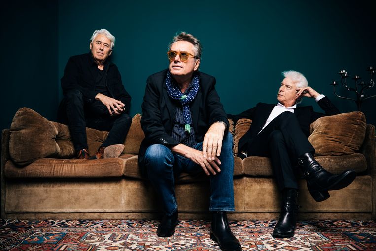 ‘Henny was een subliem melodisch talent, hij was in mijn ogen de Paul McCartney van Nederland.’ (Foto: met George Kooymans en Henny Vrienten, de andere Vreemde Kostgangers.) Beeld Set Vexy