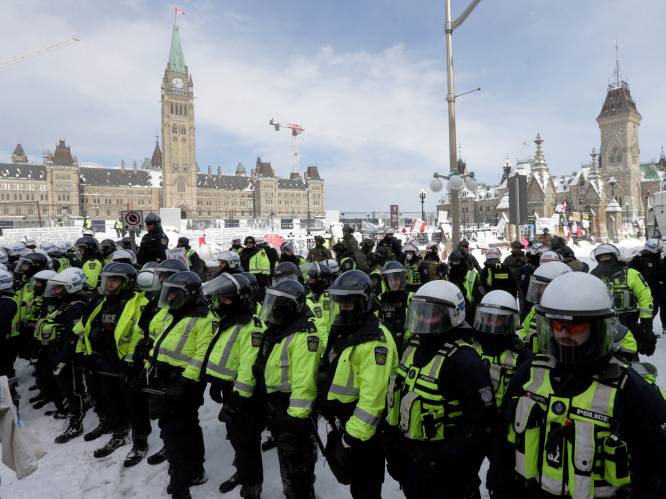 Canadese politie maakt einde aan protest bij parlement in Ottawa: al 170 arrestaties