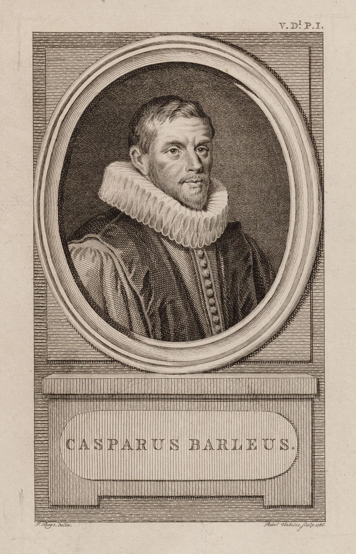 Casparus Barlaeus (1584-1648) Beeld Collectie Stadsarchief Amsterdam