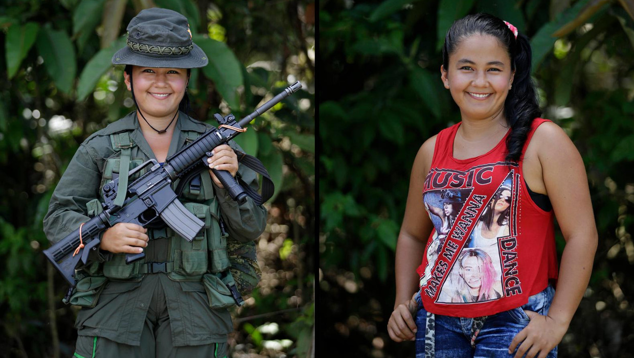 Yuri (18), was vier jaar bij de site, maar wil als op 2 oktober het definitief vrede is tussen de Farc en de Colombiaanse regering. Beeld AP