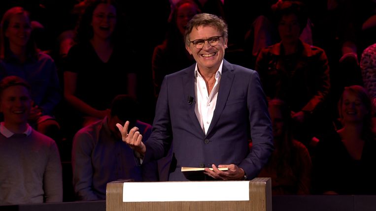 Erik Van Looy in 'De slimste mens ter wereld' Beeld SBS