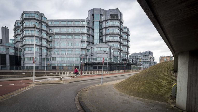 Gebouw van de Algemene Inlichtingen- en Veiligheidsdienst (AIVD) in Zoetermeer. Beeld anp