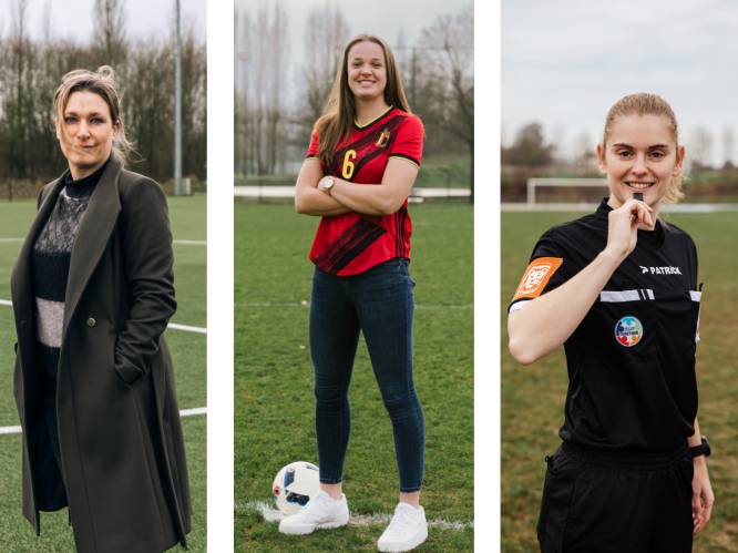Vrouwenvoetbal onder vuur: Red Flame Tine De Caigny en 2 topcollega's reageren. “Wij knokken, keihard”