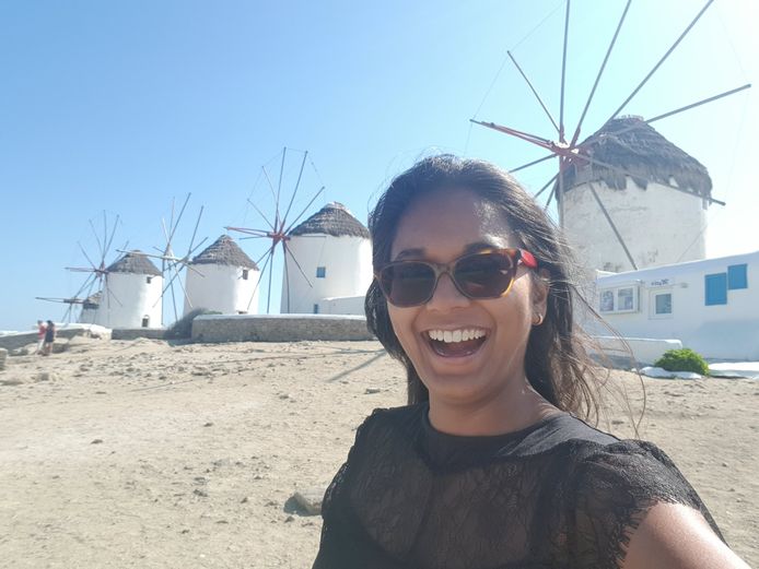 Soraya in Griekenland.
