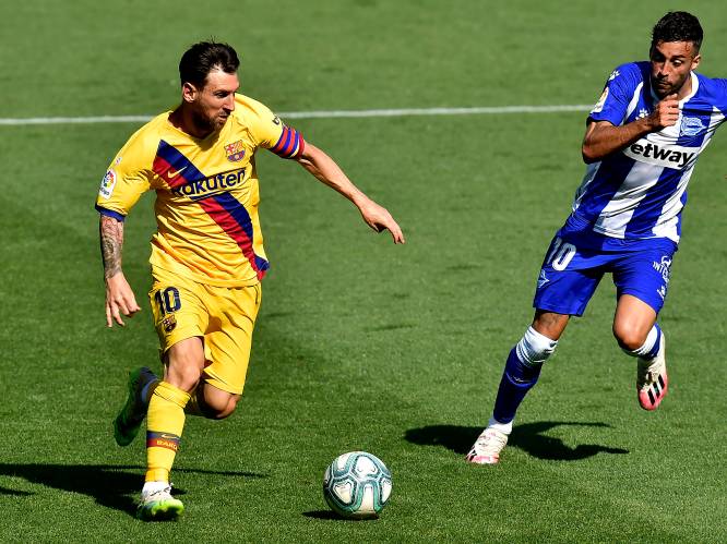 Messi voor zevende keer topscorer La Liga na galashow Barcelona tegen Alavés