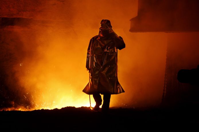 Een hoogoven van ArcelorMittal in Duitsland.