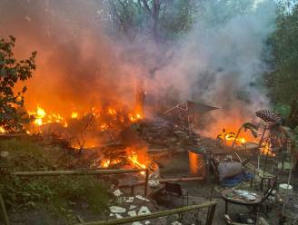 Gasfles op geïmproviseerd kampterrein in Watermaal-Bosvoorde ontploft en zet bos in brand