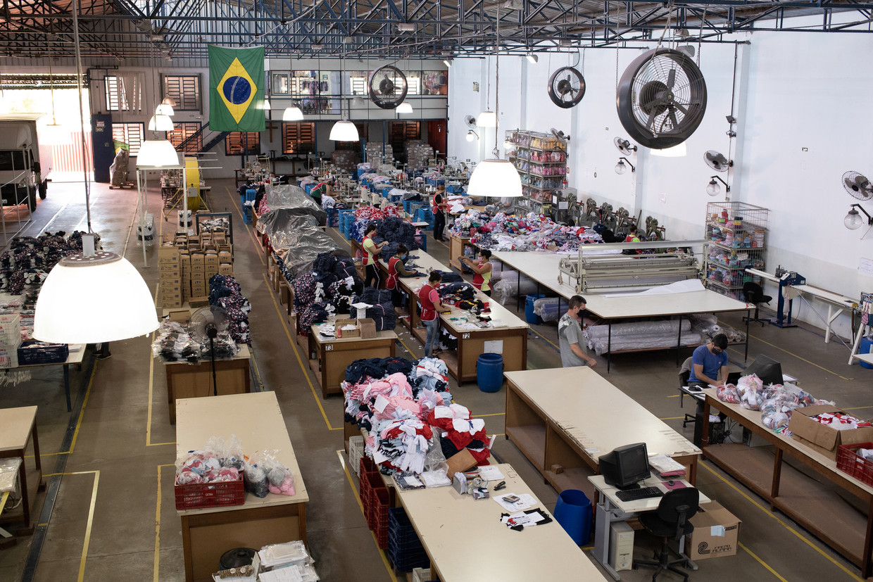 De fabriek van Angelo Bucioloti. 
 Beeld gabriela portilho