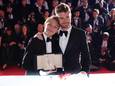 Lukas Dhont en acteur Eden Dambrine op Cannes.