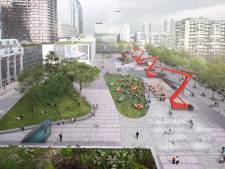 ‘Groene metamorfose’ van Rotterdam vertraagd, facelift Schouwburgplein wordt stopgezet