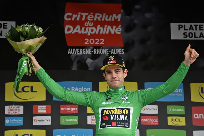 In de Dauphiné won van Aert het puntenklassement. Ook in de Tour is dat zijn doel.