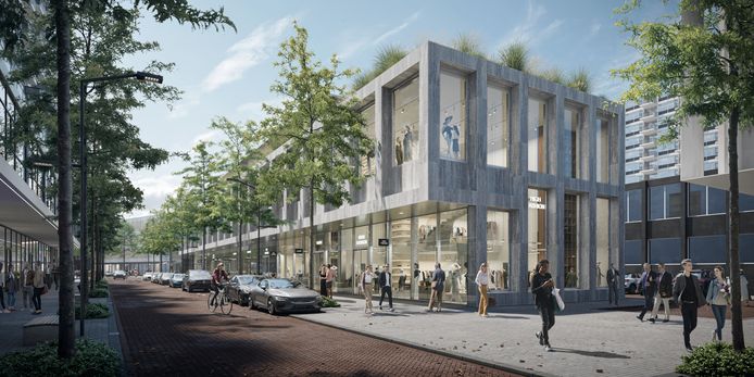 Het Crystal House oftewel The Lobby aan de Kruiskade na de verbouwing.