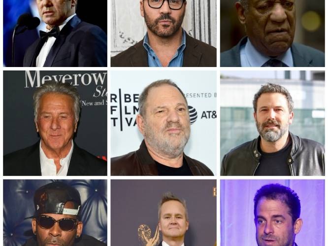 De lijst wordt steeds langer: deze 18 bekende mannen worden beschuldigd van seksuele intimidatie