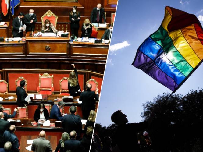 Italië schrapt wet die LGBTQ+-gemeenschap moest beschermen: “De wet is dood”