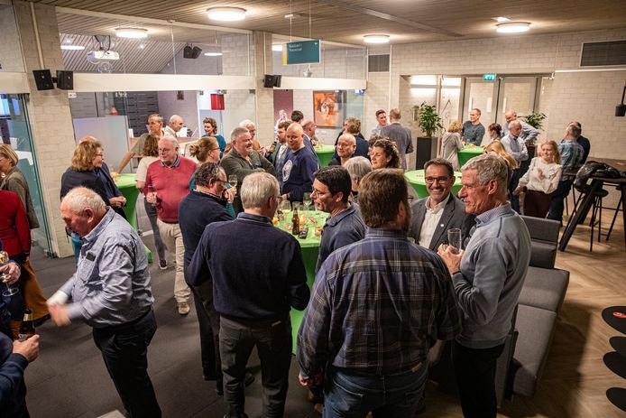 Uitslagenavond van de gemeenteraadsverkiezingen in het gemeentehuis van Eersel.