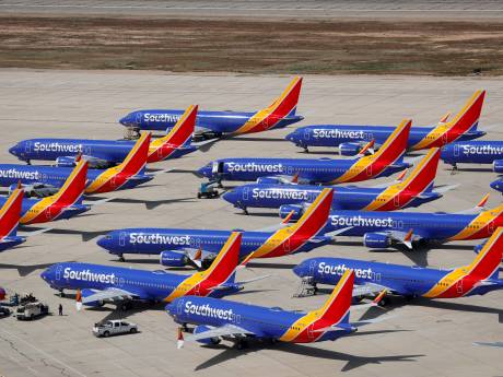 Boeing in het rood door problemen met de 737 MAX