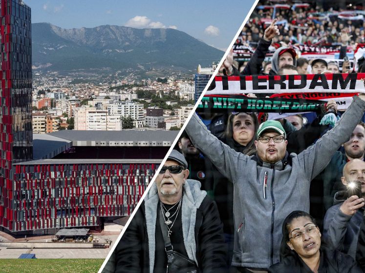 Het is bijna zover: Tirana kleurt steeds meer rood-wit